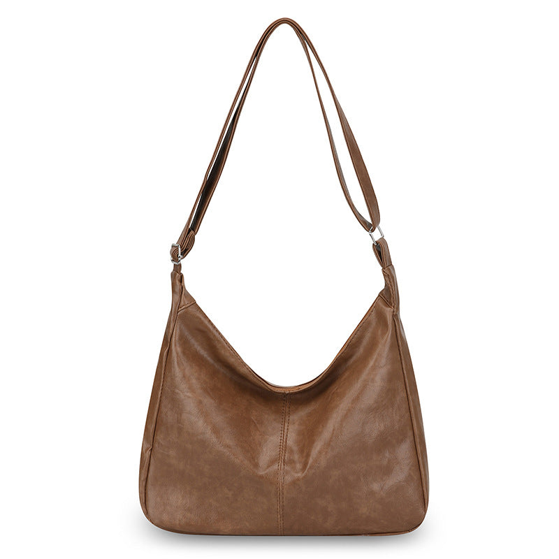 Elegante Leder Schultertasche Brehn