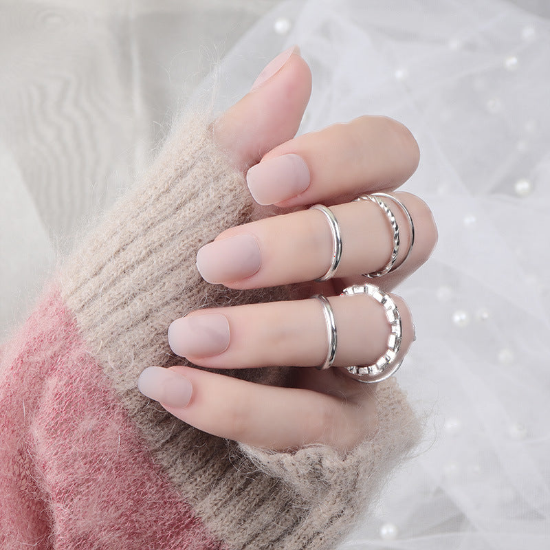 Matte Press-On Nagelset Brehn