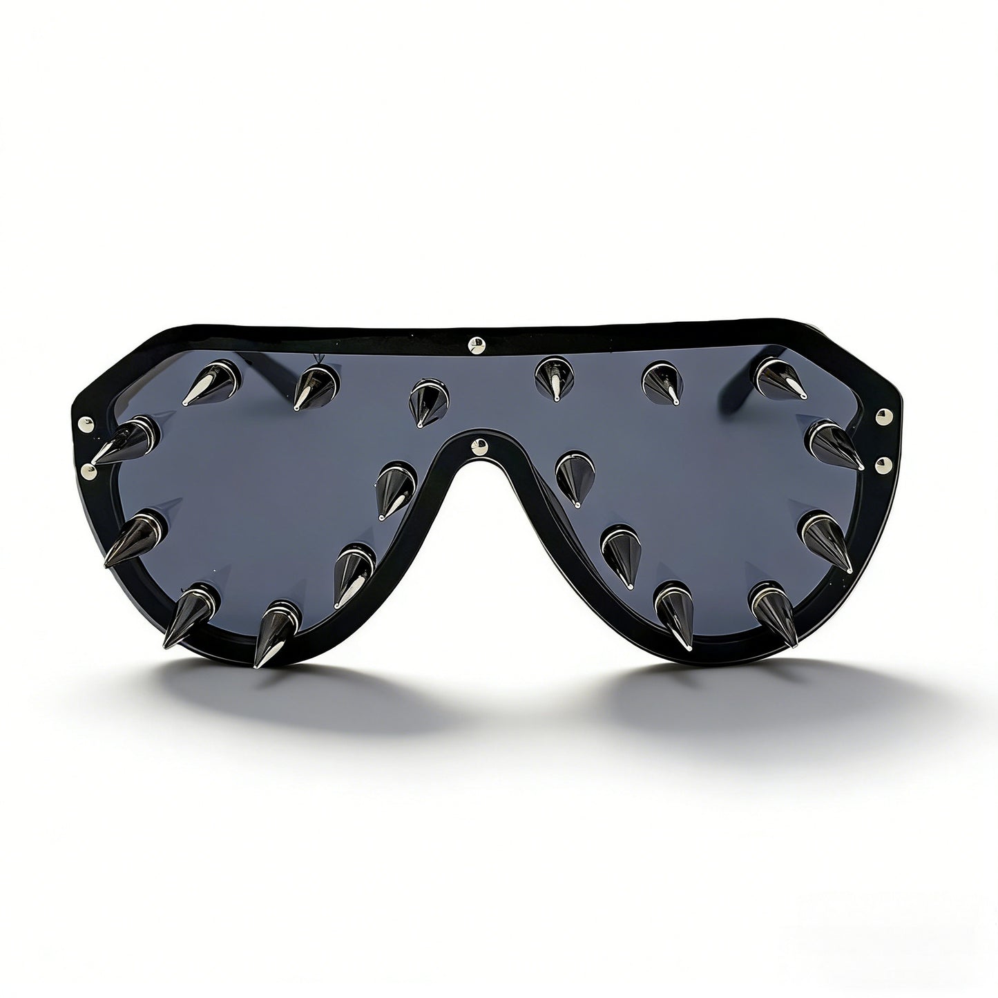 Damen auffällige Design-Sonnenbrille mit Spikes Brehn