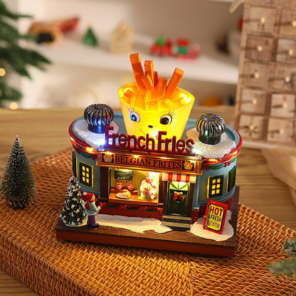 Nostalgische Eisdiele mit LED-Beleuchtung Brehn