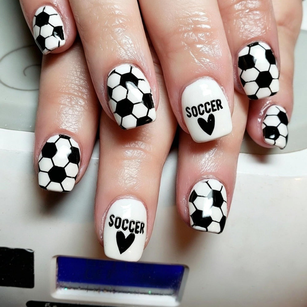 Fußball Nageldesign Brehn