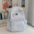 Niedlicher illustrierter Schulrucksack