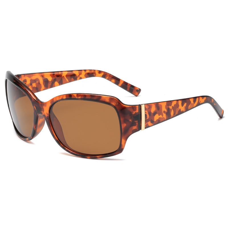 Damen stilvolle oversized Sonnenbrille mit elegantem Muster Brehn