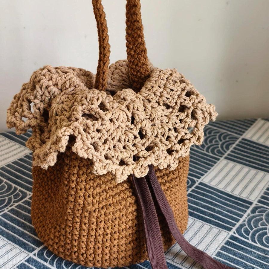 Raffinierte Handtasche mit Perlenapplikationen Brehn