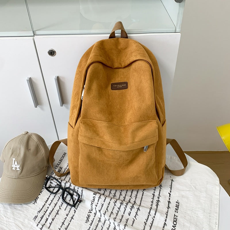 Stylische Wildleder-Rucksack Brehn