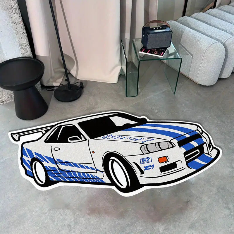 Sportwagen-Themenbereichsteppich