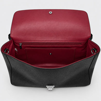 Elegante Leder Schulterhandtasche