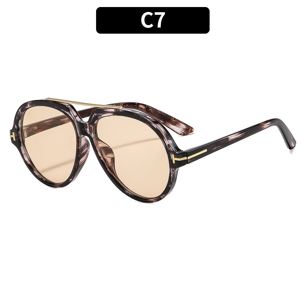 Übergroße Mode-Sonnenbrille