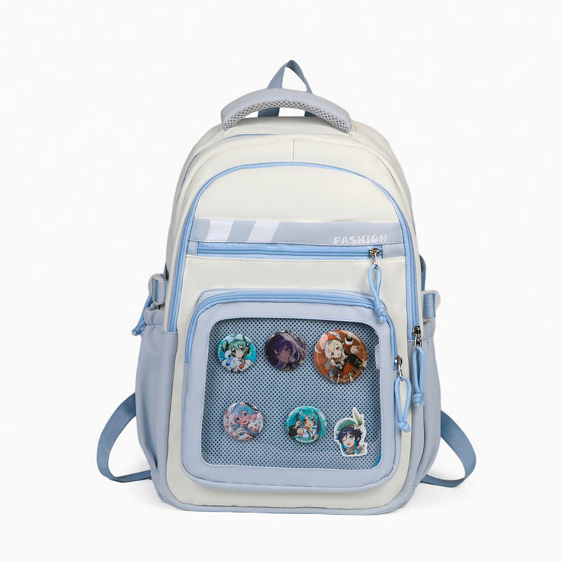 Stylischer Grafik-Patch-Rucksack Brehn
