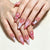Blumen Design Presse-On Nagelspitzen Brehn