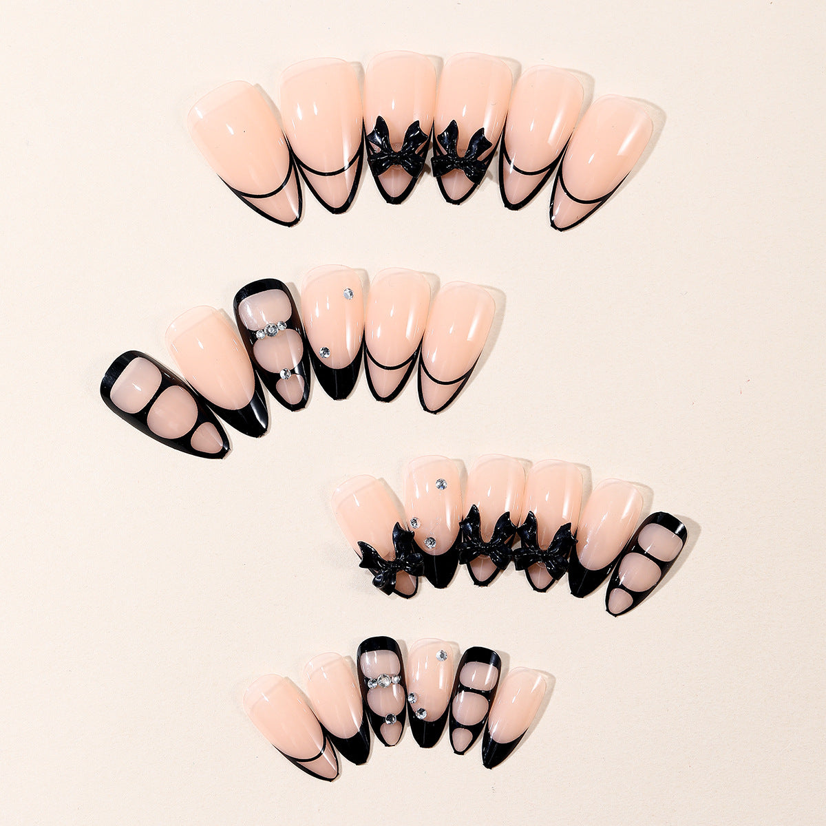 Künstlerische Stiletto-Nagelkunstverlängerungen Brehn