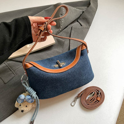 Stylische weiche Stoff Umhängetasche Brehn