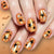 Halloween-Themen Glitzer Nagelkunst Brehn