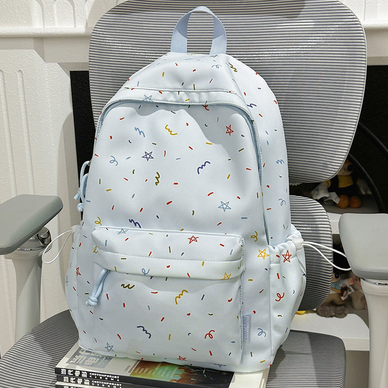 Spaß gemusterter Schulrucksack