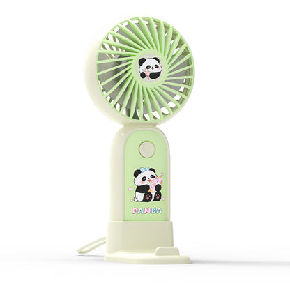Damen Tragbarer Handventilator im niedlichen Panda-Design Brehn
