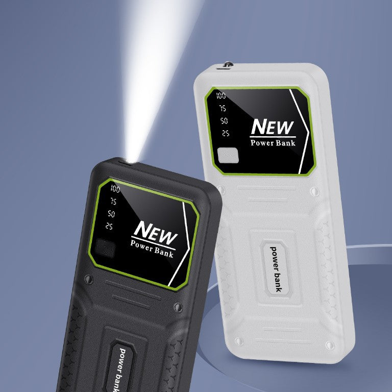 Robuste Powerbank mit Präziser Digitaler Ladestandanzeige Brehn