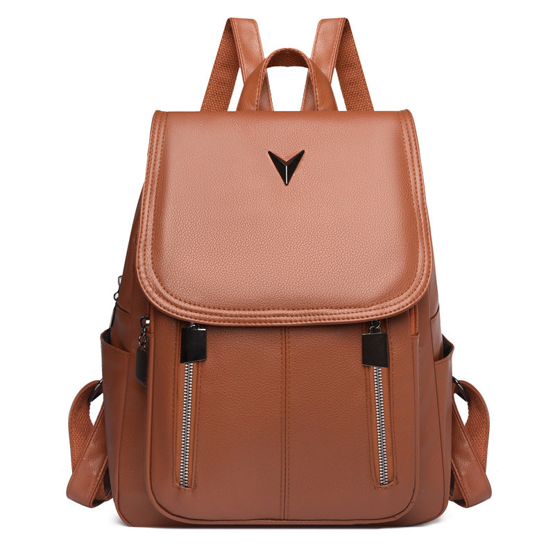 Vielseitiger Leder-Rucksack