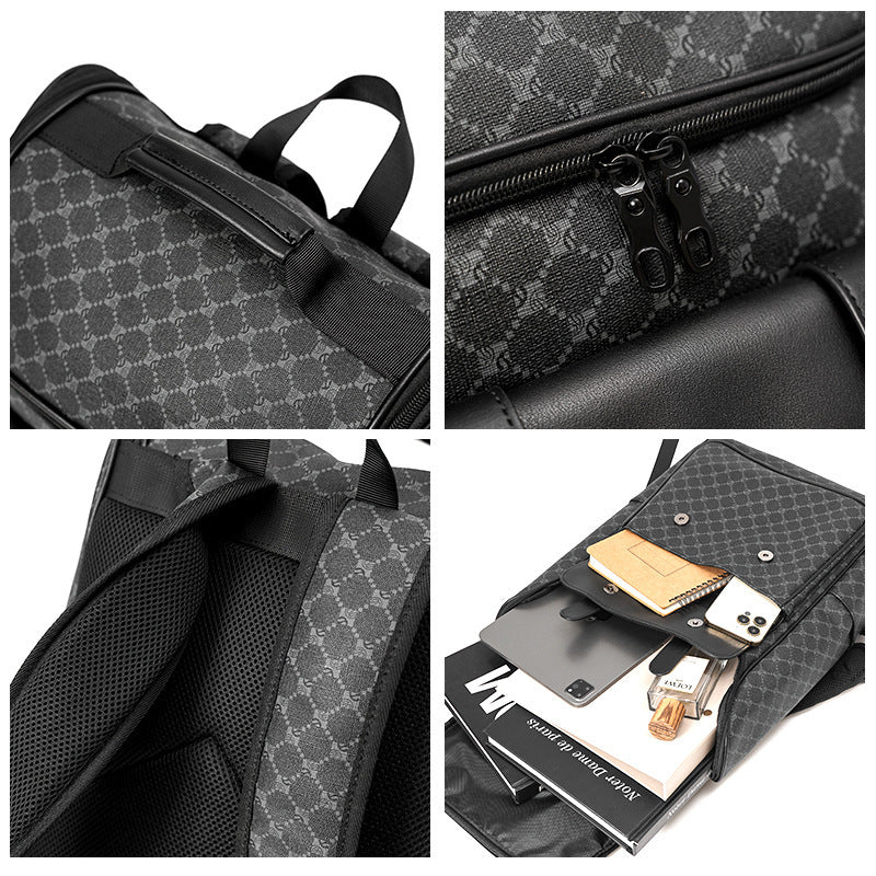 Eleganter und Praktischer Laptop-Rucksack mit Multifunktionalen Fächern Brehn