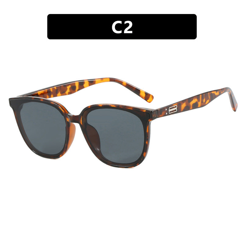 Damen elegante Sonnenbrille mit trendigem Transparent-Rahmen Brehn
