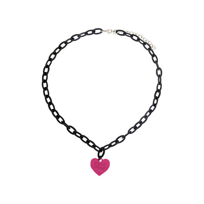 Herz Anhänger Choker Halskette Brehn
