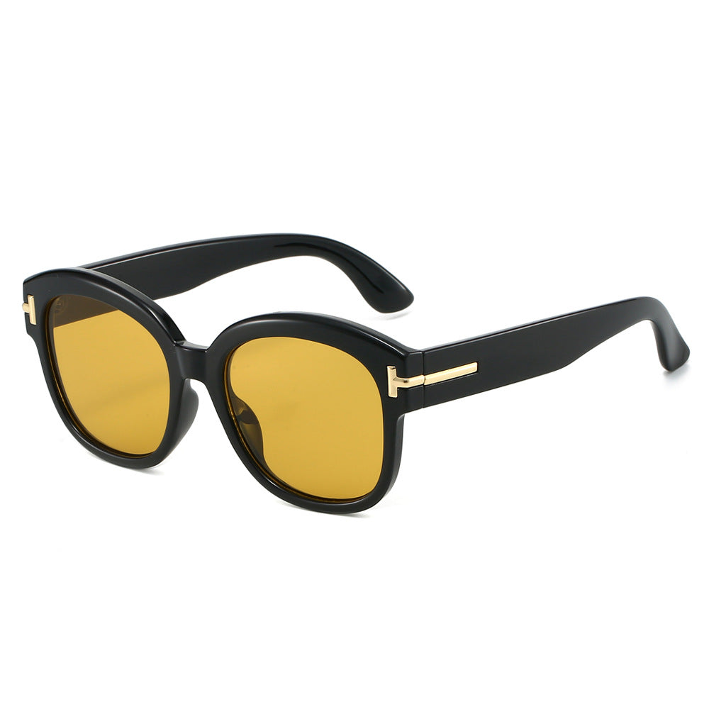Chic Übergroße Rahmen Sonnenbrille Brehn