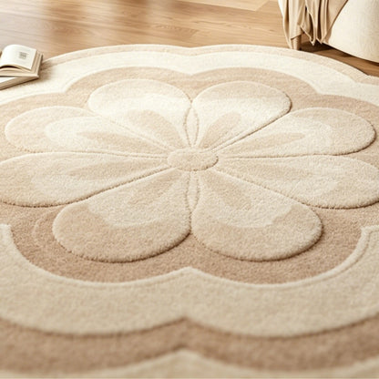Stylischer Artisan runder Teppich