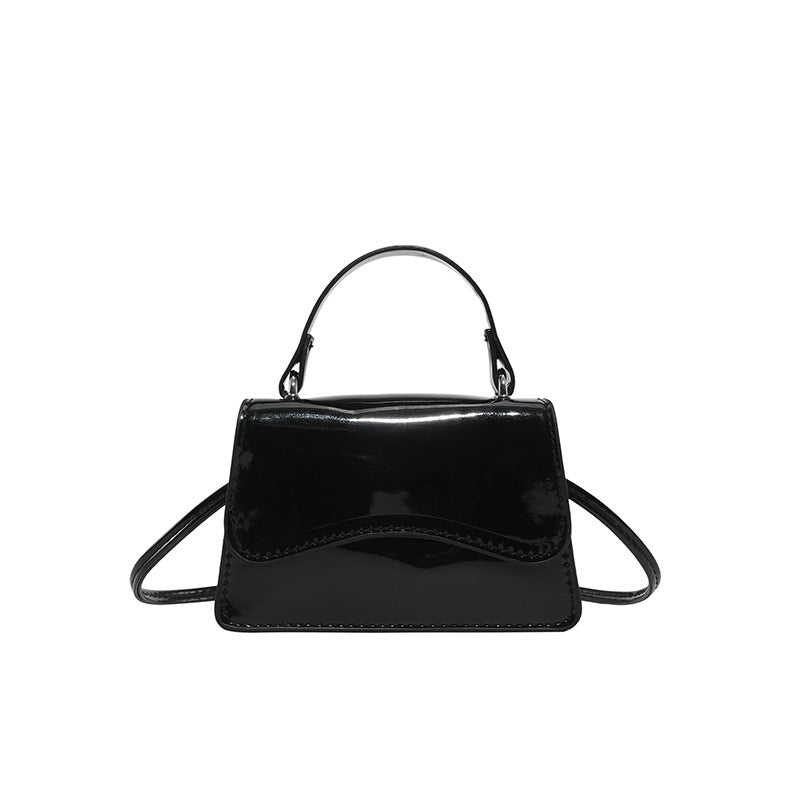WoStylish Patentleder Mini-Handtasche Brehn