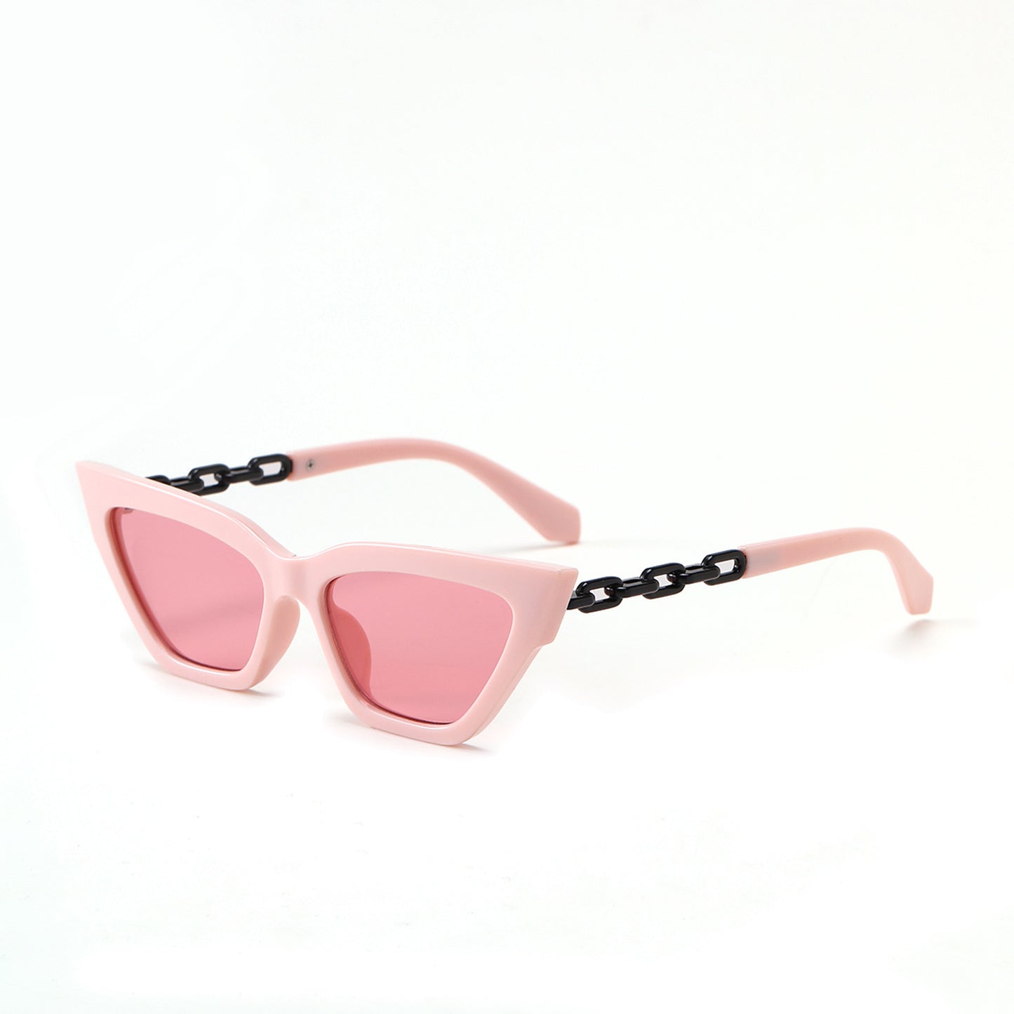 Damen Cat-Eye Sonnenbrille mit luxuriösem Kettenrahmen Brehn