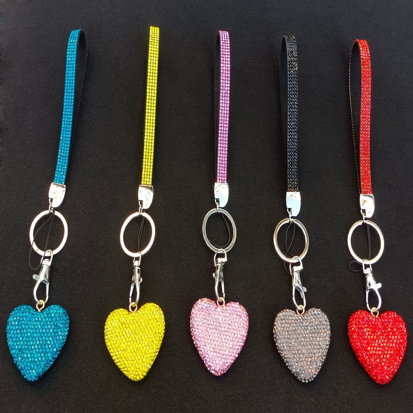 Rhinestone Herz Schlüsselanhänger Brehn