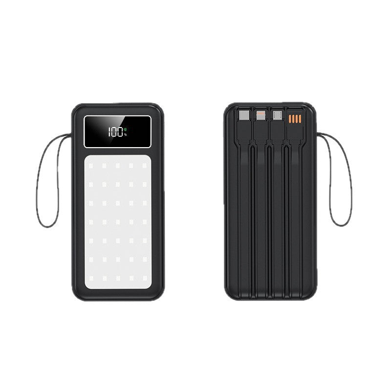 Tragbare Powerbank mit Integrierter Ladestation und Innovativer Lcd-Anzeige Brehn
