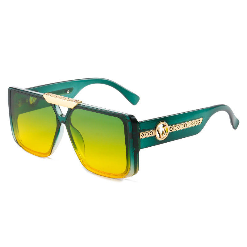 Damen elegante quadratische Sonnenbrille Brehn