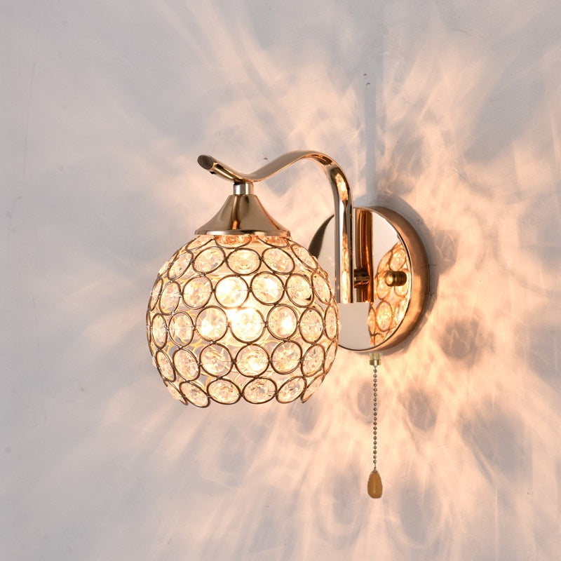Kristallakzent-Wandlampe