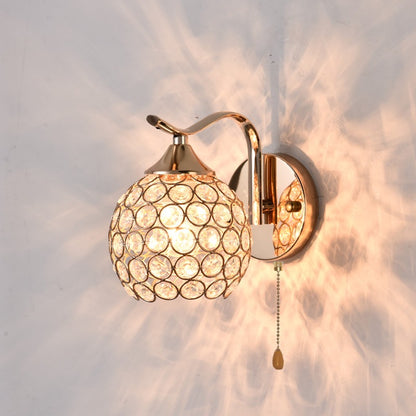 Kristallakzent-Wandlampe