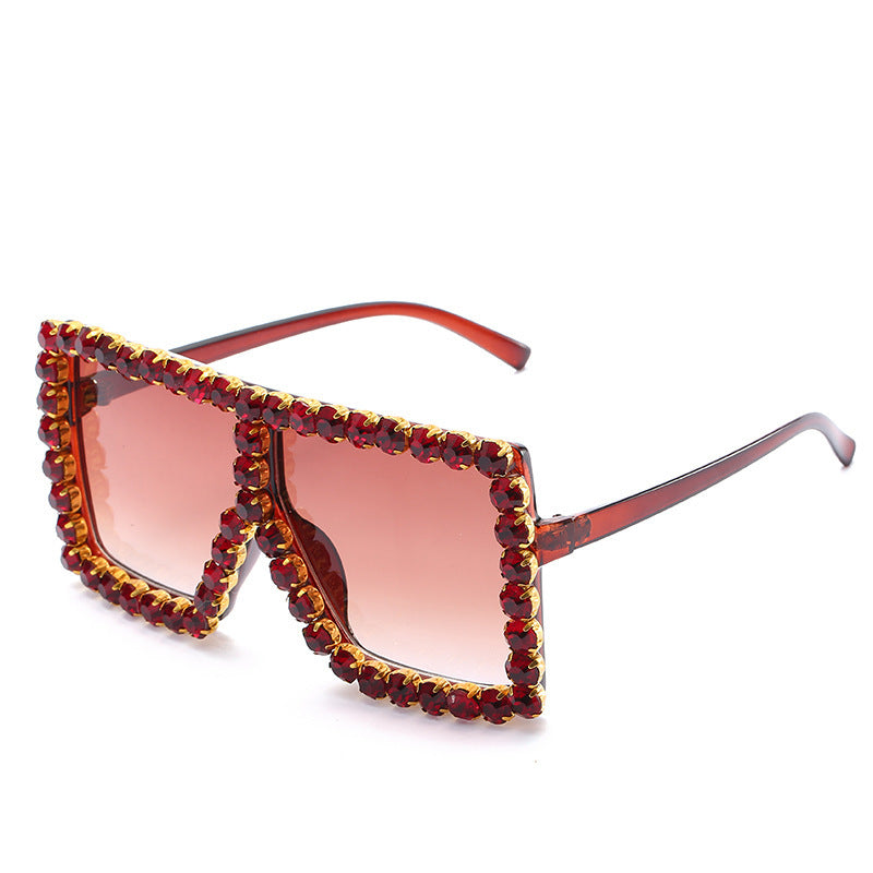 Damen modische Sonnenbrille mit Strassverzierung Brehn