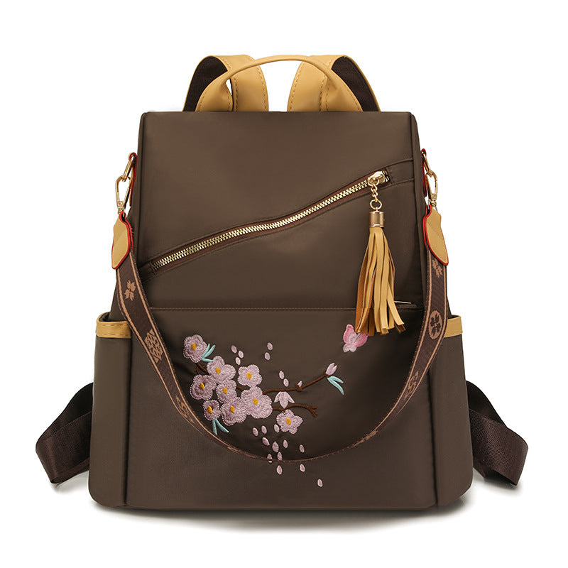 Stylische Bestickte Rucksack Brehn