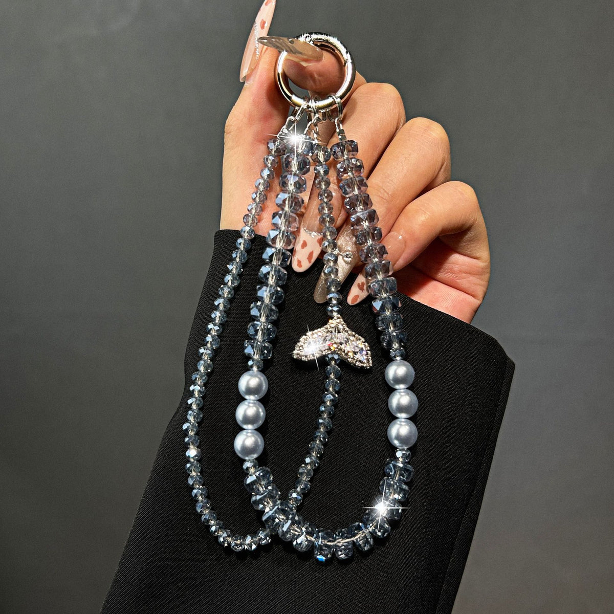 Elegante Perlen Charm Schlüsselanhänger Brehn 1790135859