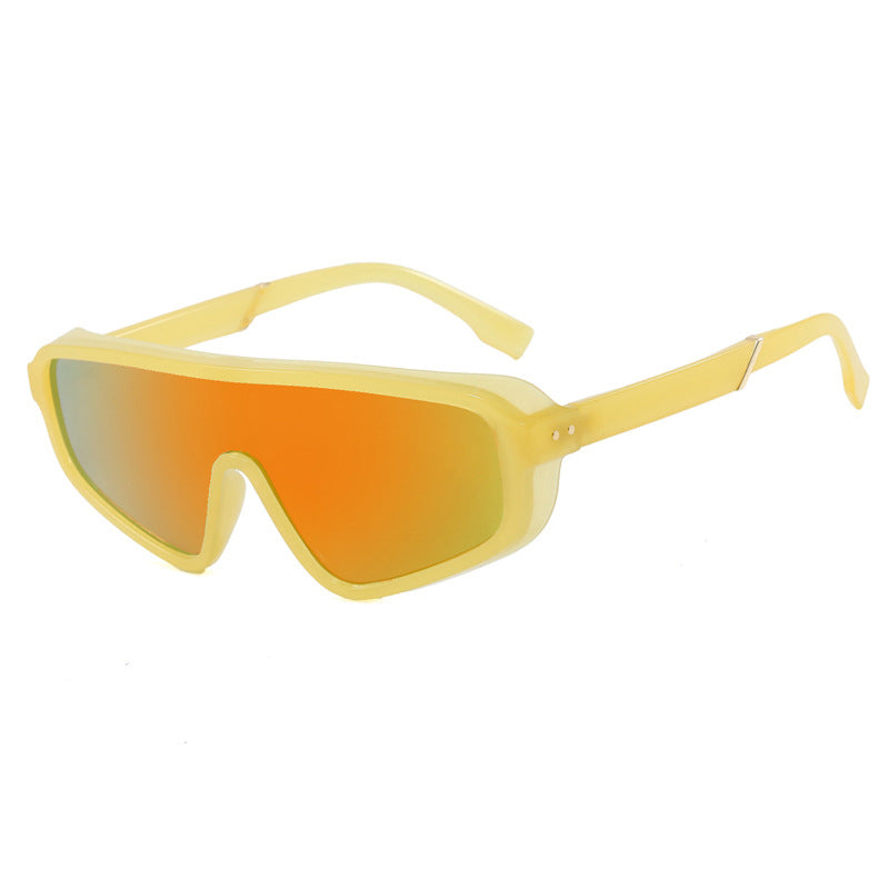 Damen Sportliche Sonnenbrille mit großem Sichtfeld und UV-Schutz Brehn