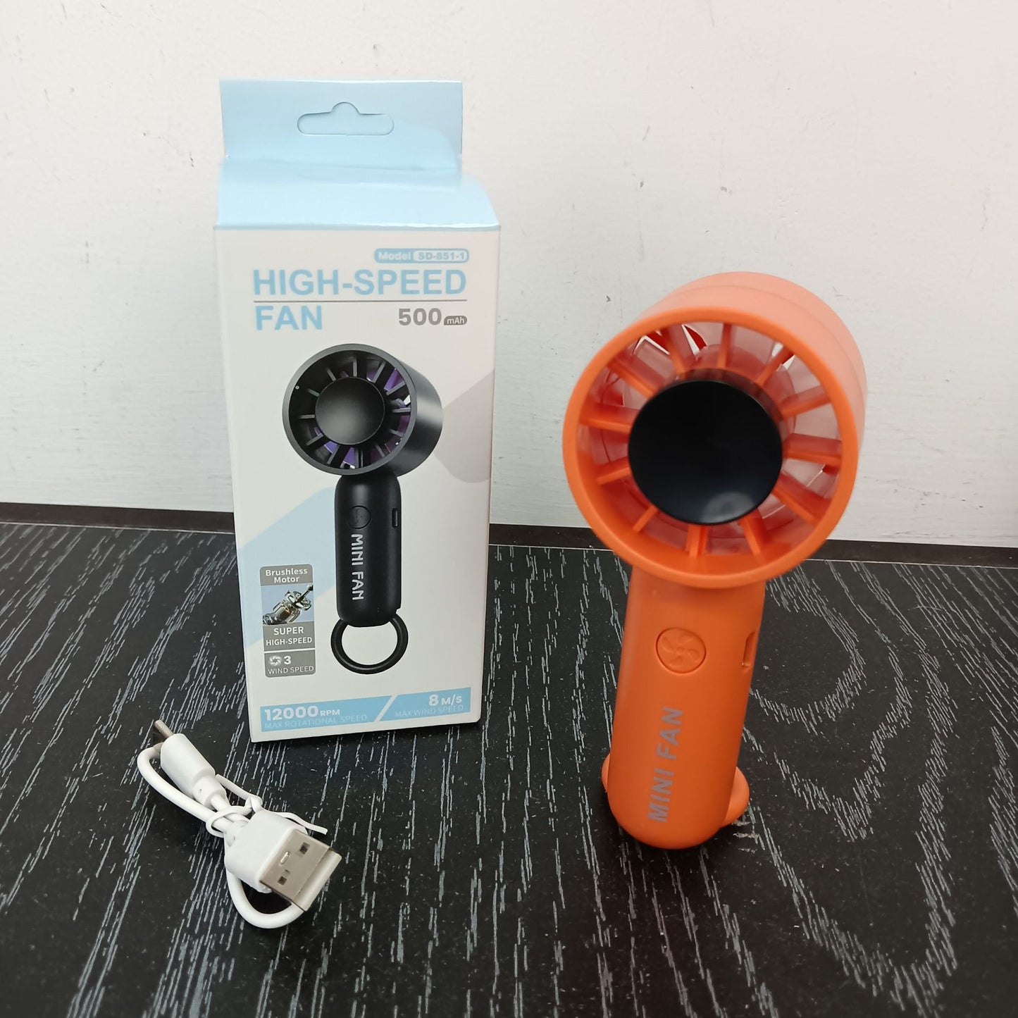 Unisex Tragbarer Mini-Hochgeschwindigkeitsventilator Brehn