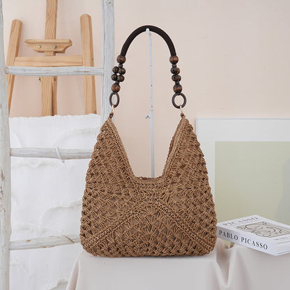 Handgefertigte Stricktafel-Tasche Brehn