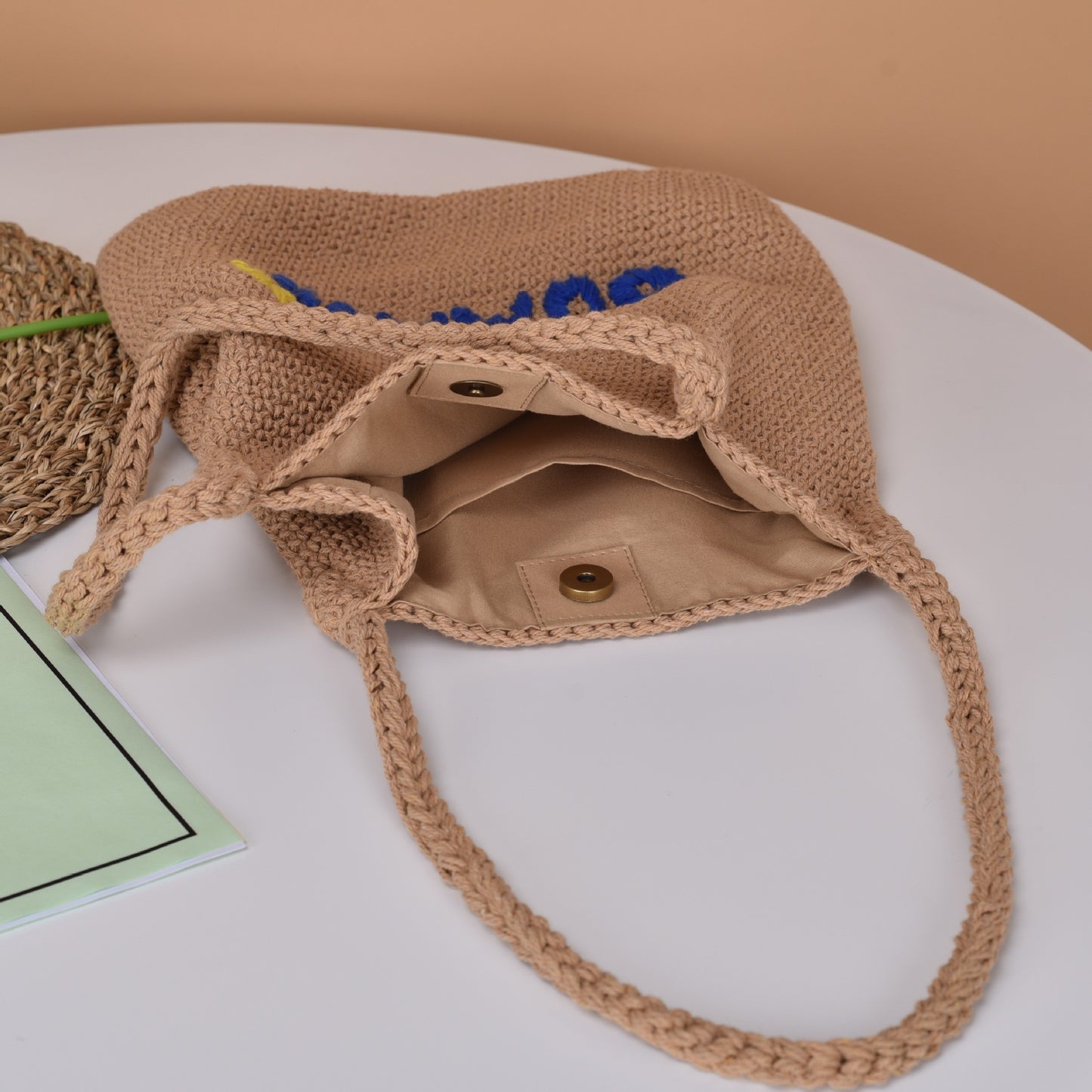 Handgefertigte Sommerliche Makramee-Tasche Brehn