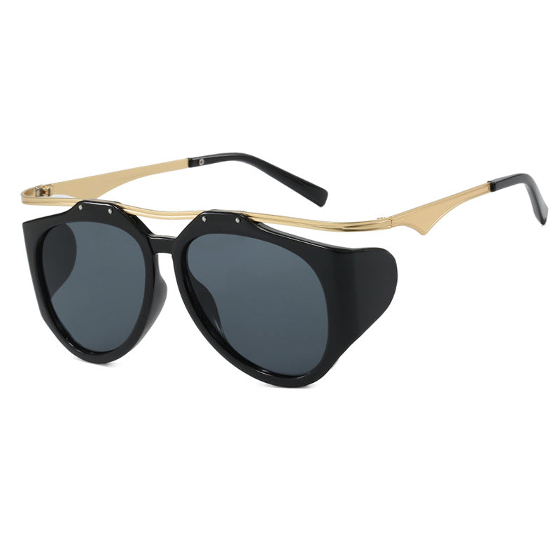 Damen Cat-Eye Sonnenbrille mit einzigartigem Design und schützenden Gläsern Brehn