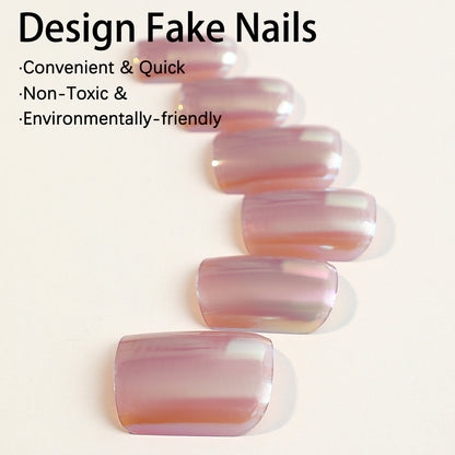 Künstliches Nagelset mit holografischem Effekt Brehn