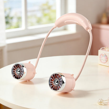 Unisex Tragbarer Nackenventilator mit dualem Luftstrom Brehn