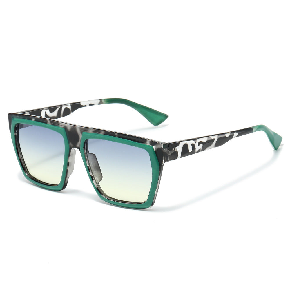 Chic Übergroße Geometrische Rahmen Sonnenbrille Brehn