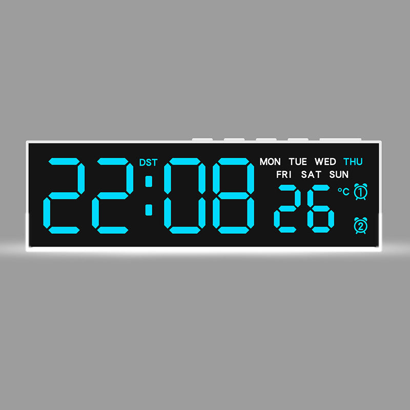 Digitaluhr mit Integriertem Thermometer und Wochentagsanzeige Brehn