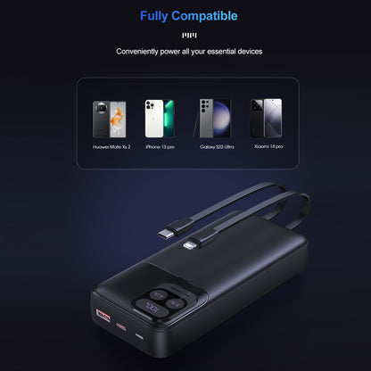 Powerbank mit Doppelter Schnellladefunktion Brehn