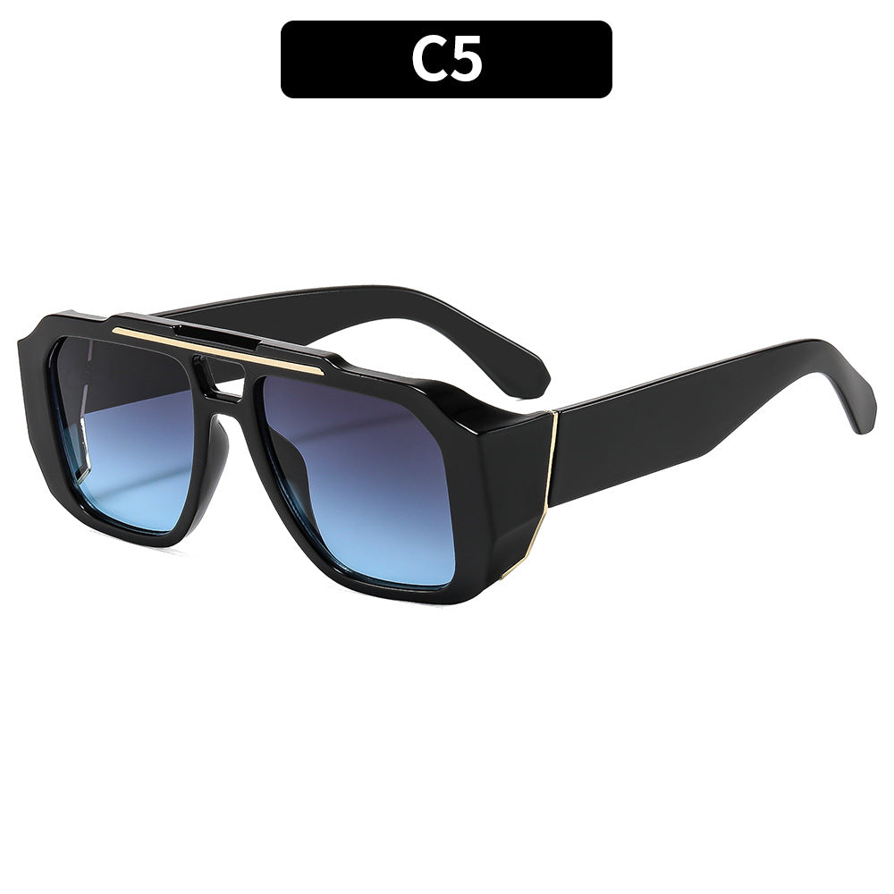 Bold Architektonisch Schild Sonnenbrille