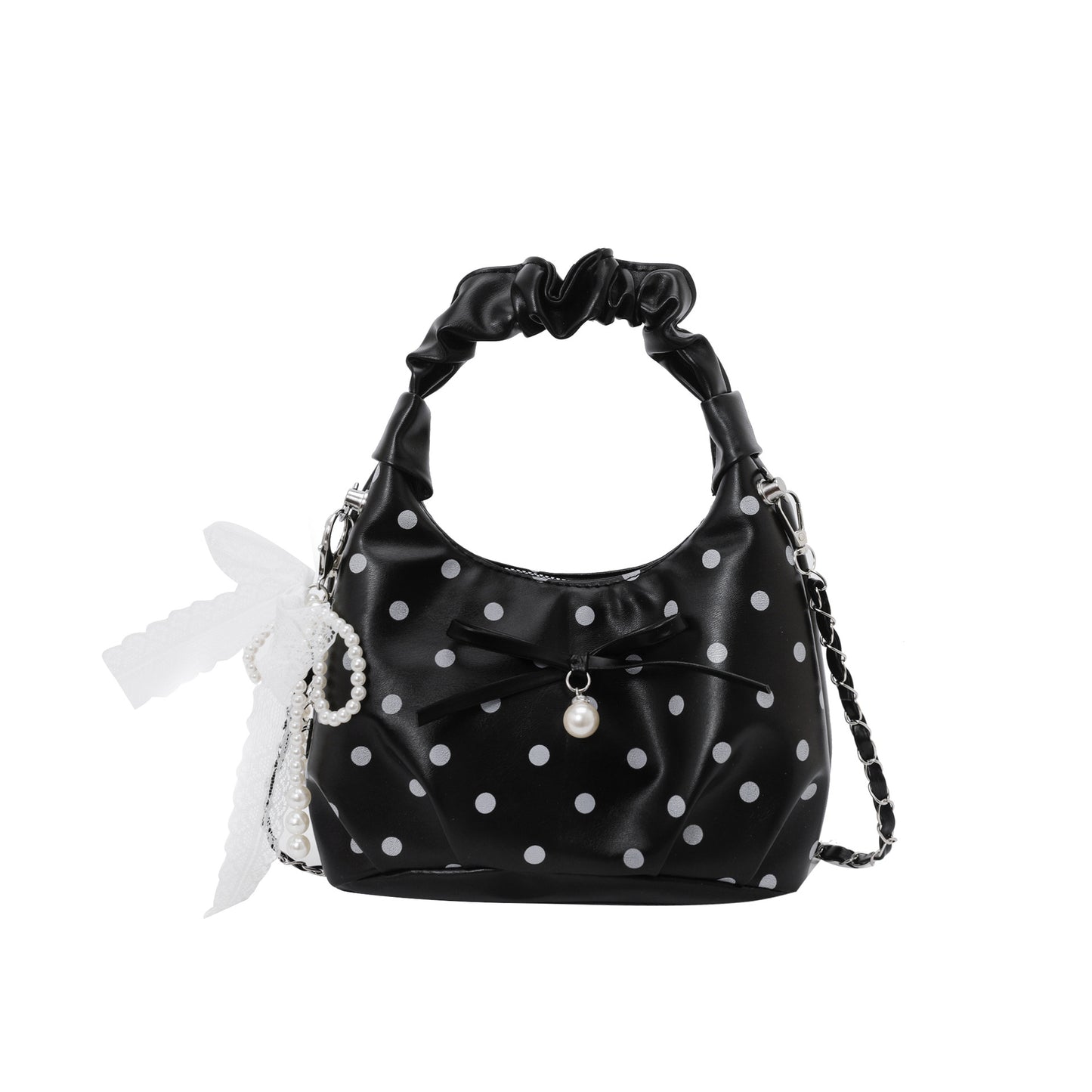 WoChic Punktmuster Handtasche Brehn
