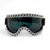 Unisex Skibrille mit funkelndem Kristallrahmen Brehn