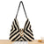 Handtasche Im Stilvollen Chevron-Design Brehn